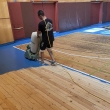 Започна ремонтът на дървената настилката на игралното поле в спорна зала „Дан Колов“ в Севлиево